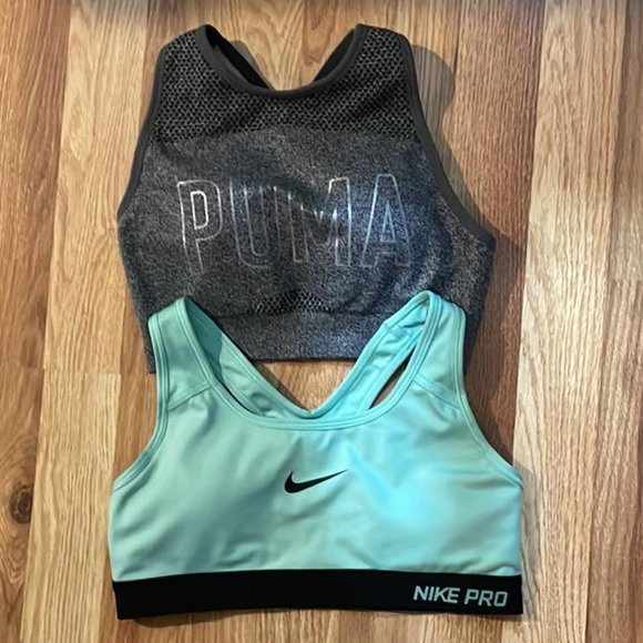 Nike Other - Women Small Petite Sports Bras Tops Activewear PUMA NIKE PADDED
